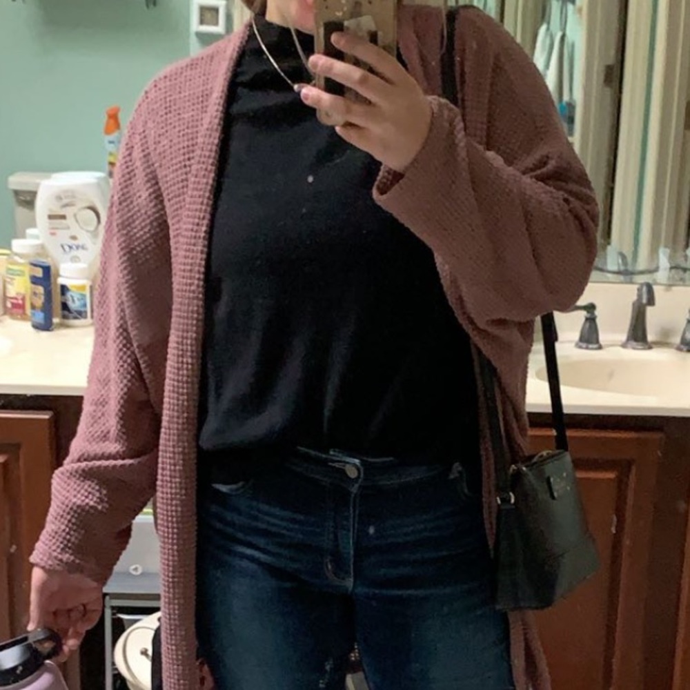Black Mock Neck Sweater